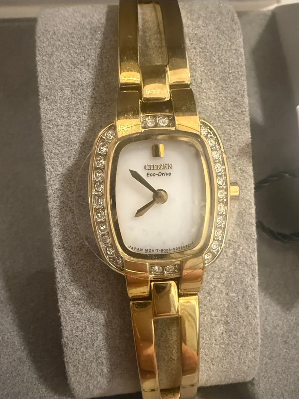 Citizen Eco-Drive Women’s Gold Bracelet Watch NIB Working